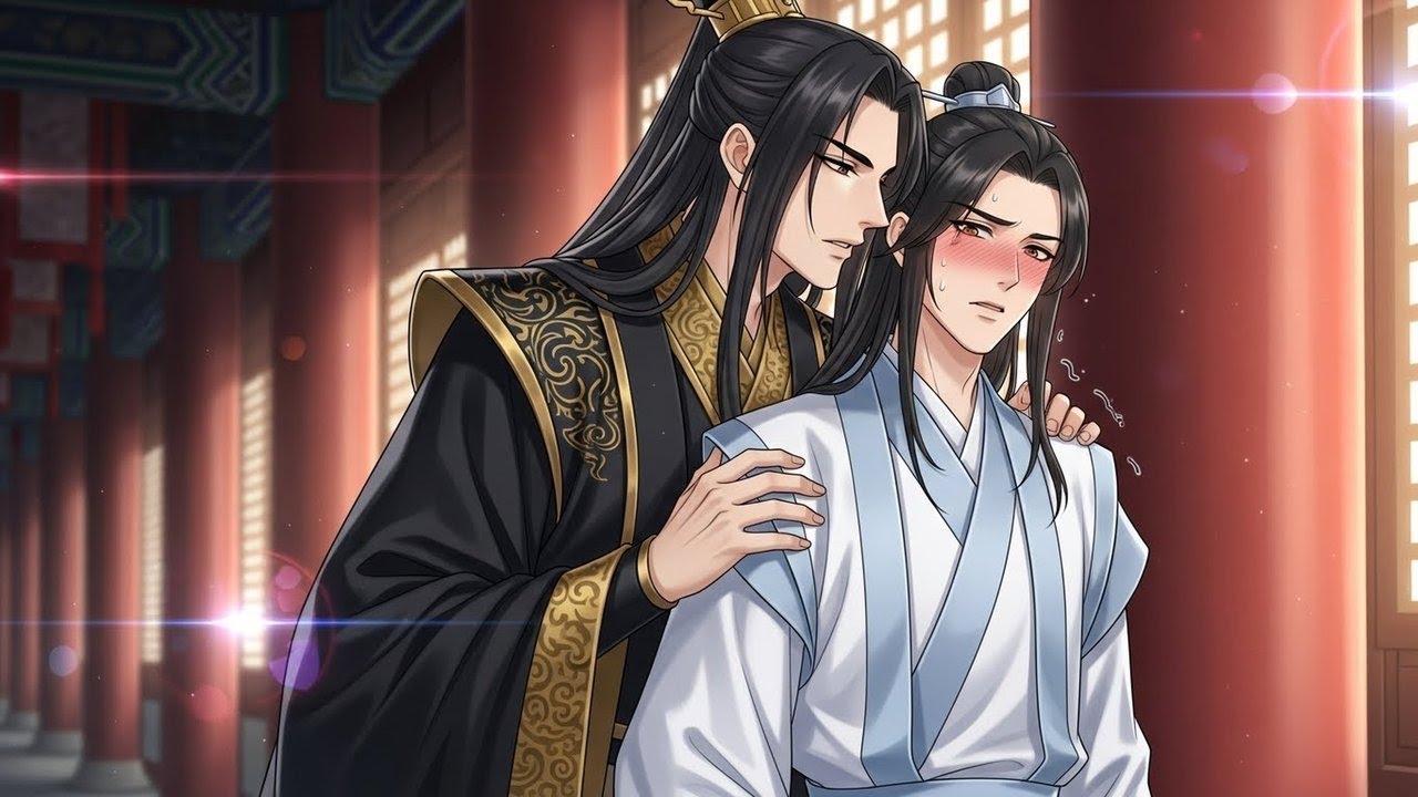 The Emperor bit his neck; 'Afraid they'll see us together, Tutor'