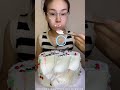 The girl ate all the birthday cake #shorts