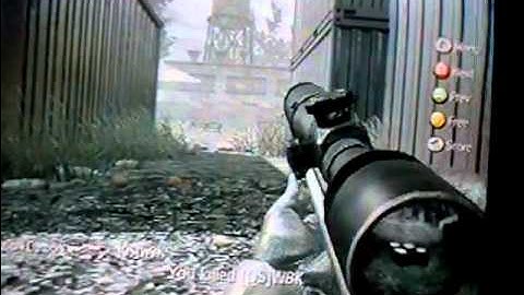 XzioN 1v1 Quickscope CoD4