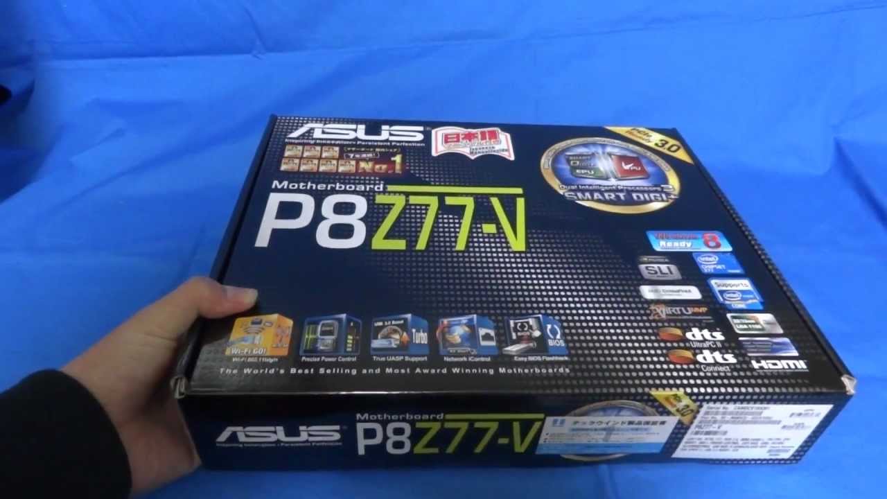 マザーボード〕ASUS P8Z77-V 開封 - YouTube