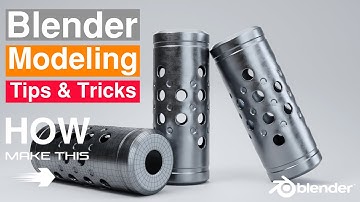 Blender Hard Surface Modeling _ Blender Booleans Details _ Blender 3D