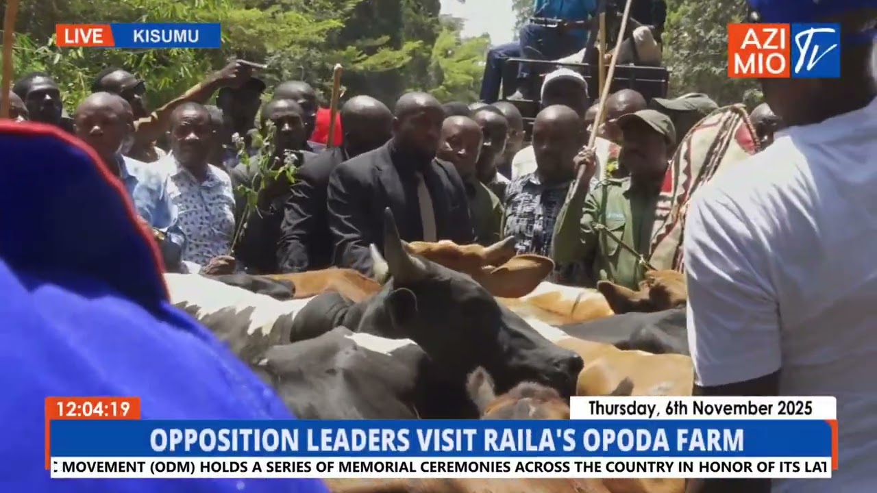 WATCH:Kalonzo Musyoka arrives at Opoda Farm Home in STYLE to pay final respects to Baba Raila Odinga