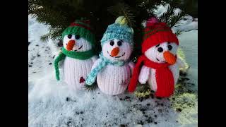 Knit snowman pattern
