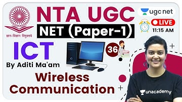NTA UGC NET 2020 (Paper-1) | ICT by Aditi Ma