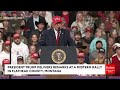 Trump Touts CNN Polling During Final Remarks In Montana Midterm Rally