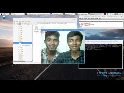 Face Track & Count using Raspberry Pi with Open C V python