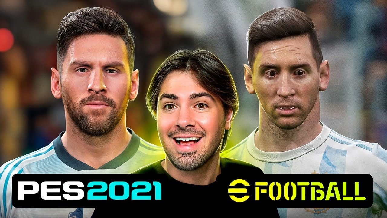 PES 21 vs EFOOTBALL 25! PES AINDA É MELHOR QUE O EFOOTBALL?