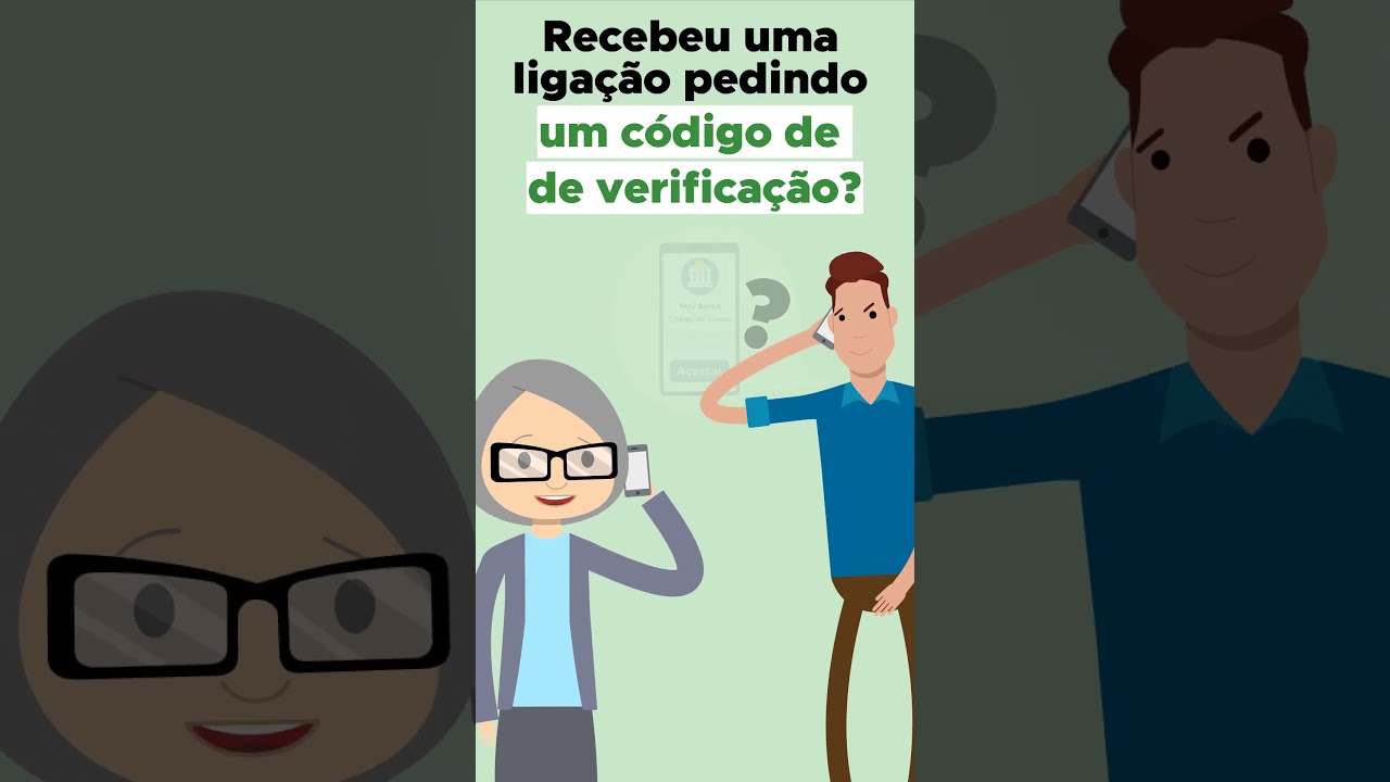 Não informe códigos de verificação para outras pessoas