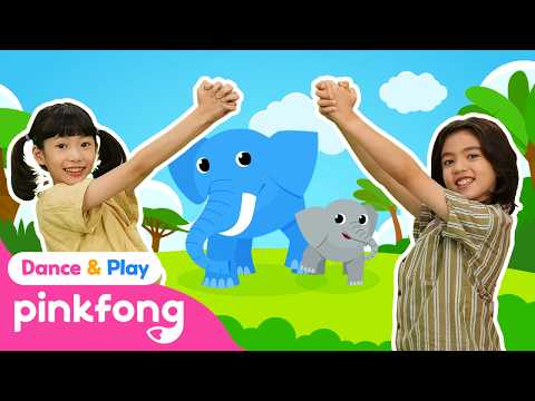 🐘 Stomp, Stomp! Elephant Dance | Fun Kids Song ｜Dance Along｜Pinkfong Dance & Play Official