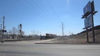 BNSF 4541 East Meets UP 8031 South Joliet, IL 4/2/13
