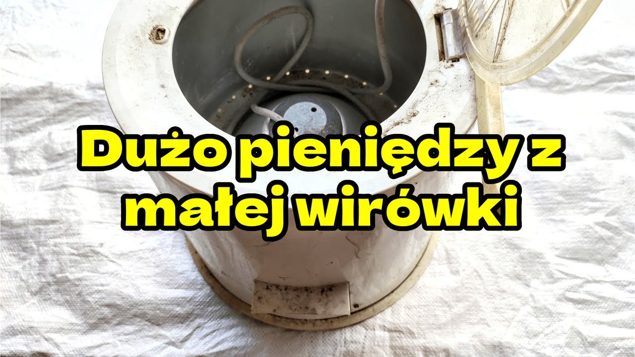 Wirówka na złom, dużo miedzi i szybka praca