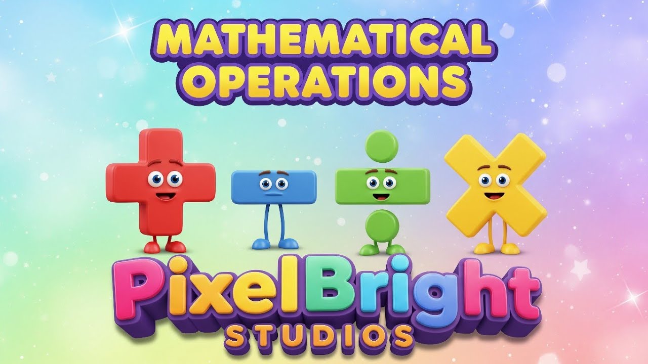 🎶 Math Is Magic! Fun Plus Minus Times ️ Divide Song for Kids | Learn ...