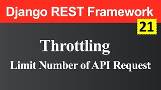 Throttling in Django REST Framework (Hindi)
