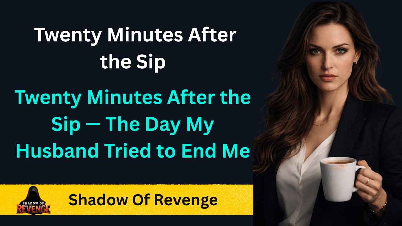 Twenty Minutes After the Sip — The Day My Husband Tried to End Me