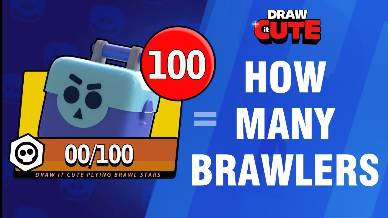 Unboxing 100+ Boxes | Draw it Cute playing Brawl Stars