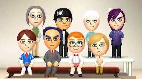 Official DRWG Cast Tomodachi Life Mii