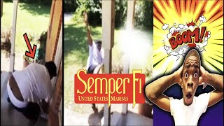 Porch pirate stunned after Marine booby traps package with a flash Bang. Reaction video #viralvideo