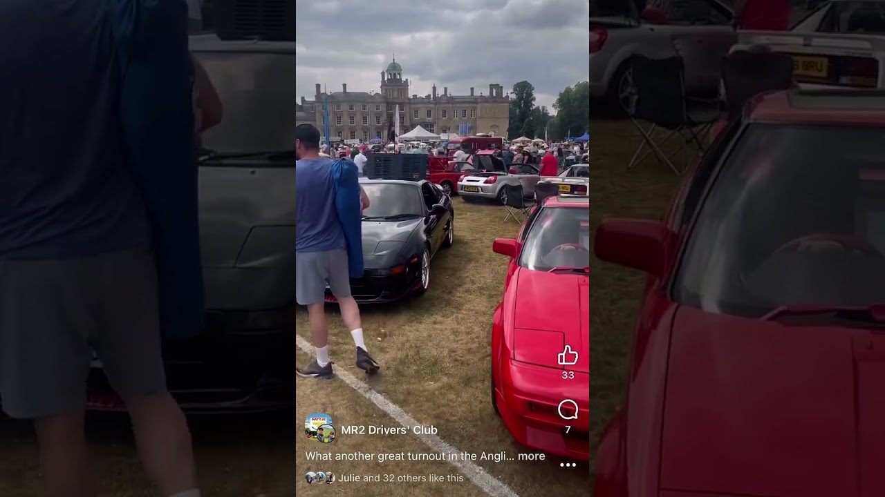 MR2 Drivers' Club at the Classic Car Show at Culford, July 2025