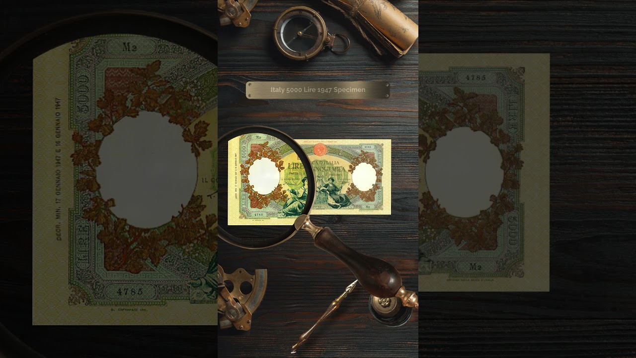 N° 1328 | Italy 5000 Lire 1947 Specimen