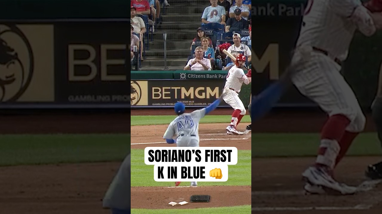 José Soriano’s first strikeout as a Blue Jay 👏 #MLB #Toronto #BlueJays