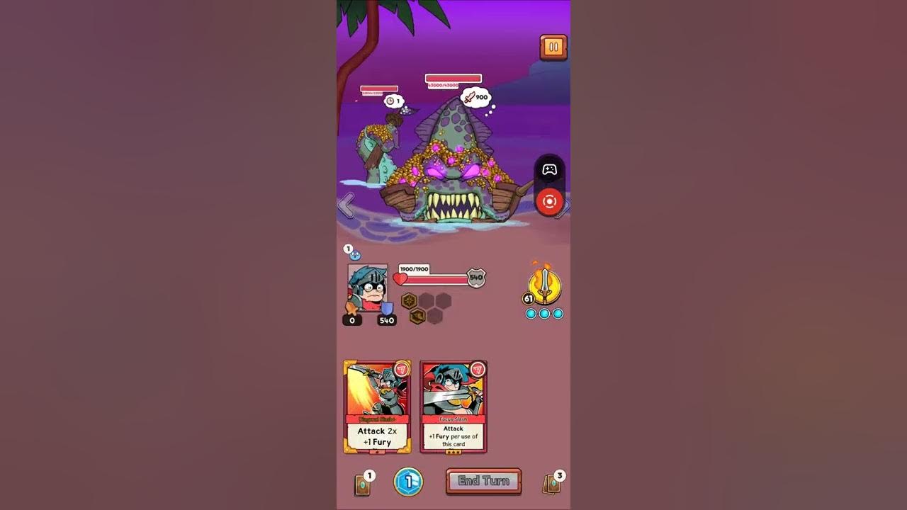 Card Guardians v1.11 5th Region Final Boss using Focus Slash YouTube