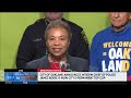 New Oakland police chief introduced by Mayor Barbara Lee