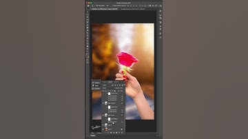 how to make Glow Effect by photoshop #shorts