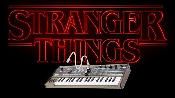 Stranger Things THEME with Korg Microkorg [recreate]