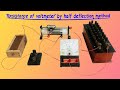 To Determine The Resistance Of Voltmeter (without graph) By Half Deflection Method