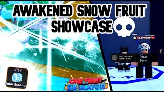 AWAKENED SNOW FRUIT SHOWCASE (One Fruit Simulator)