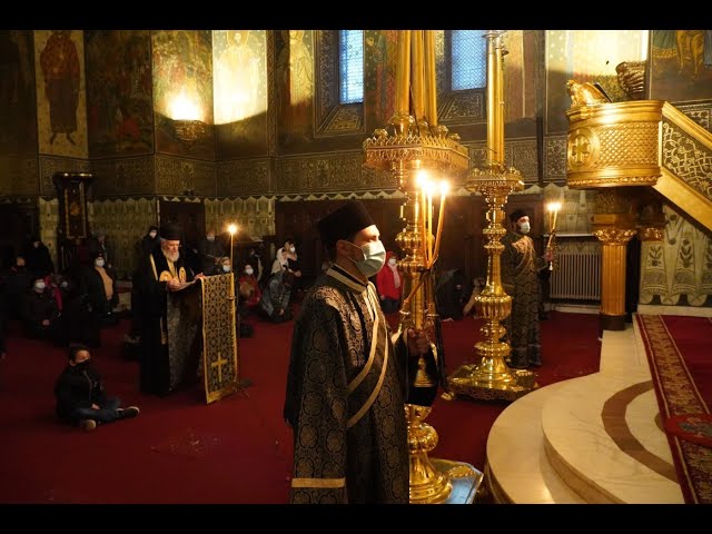 Slujba Pavecerniței Mari la Catedrala Arhiepiscopală din Galați
