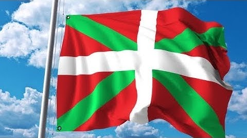 Waving Flag of Basque Country an Autonomous Community in Spain | Motion Graphics - Videohive