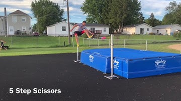 High Jump Drill - Scissor Jump (Scissor Kick)