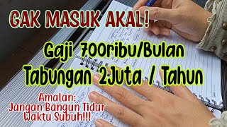 GAK MASUK AKAL!!! Gaji 700ribu Cukup untuk Sebulan, Masih Bisa Nabung. Ibu Ini Punya Amalan Khusus