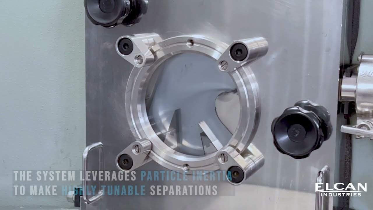 Particle Size Separation of Lithium Iron Phosphate battery materials on Elbow Jet Air Classifier