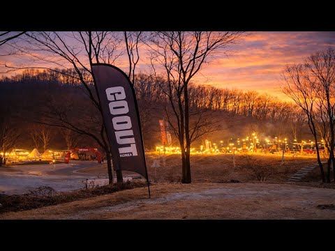 고아웃 심야식당 I *️⃣스노우피크 캠프필드 밤 풍경 스케치