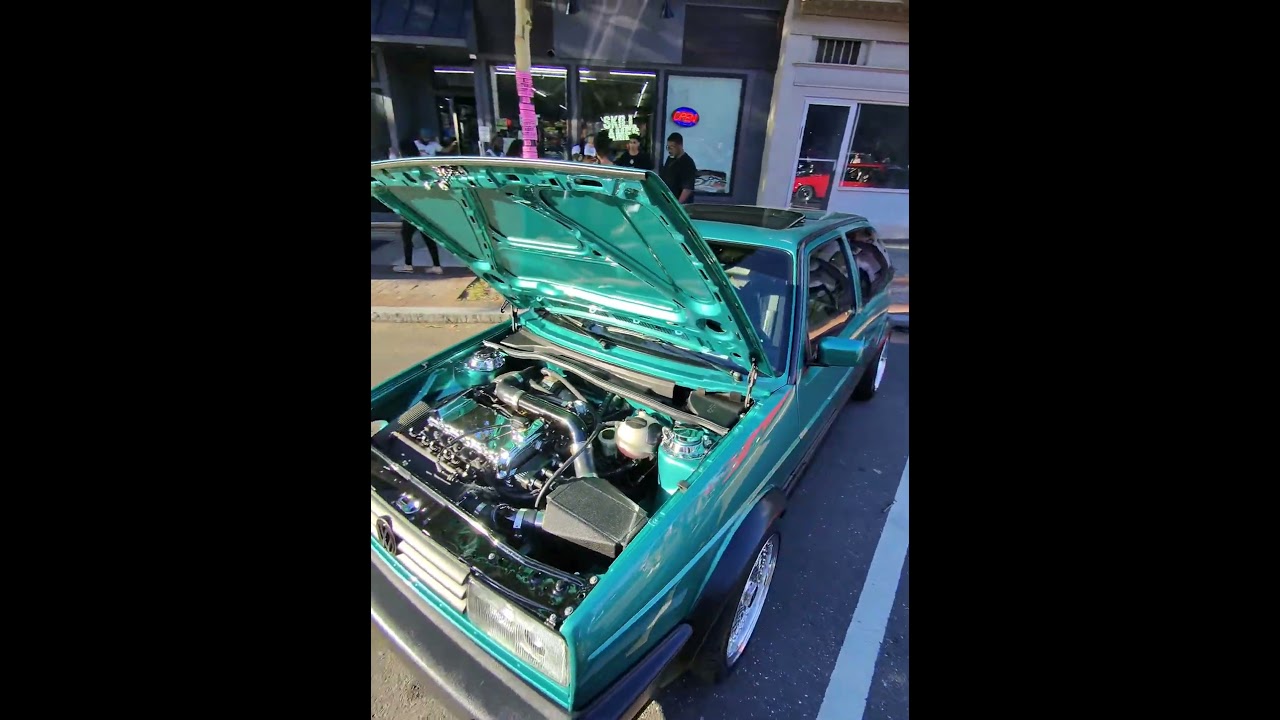 MK2 Volkswagen GTI  VR6 12v Turbo (Shaved and Tucked Engine Bay)