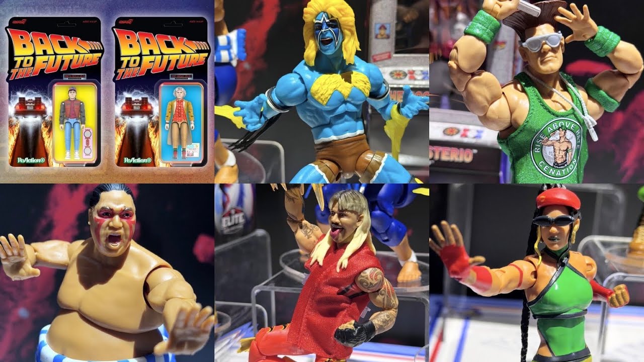 New Back to the future reveals Super 7 & Street Fighter Wrestling