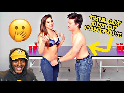 Strangers Play Fear Pong (Emily vs. Kenny) | Cut - Qedo Reacts | THIS GOT OUT OF CONTROL!!!
