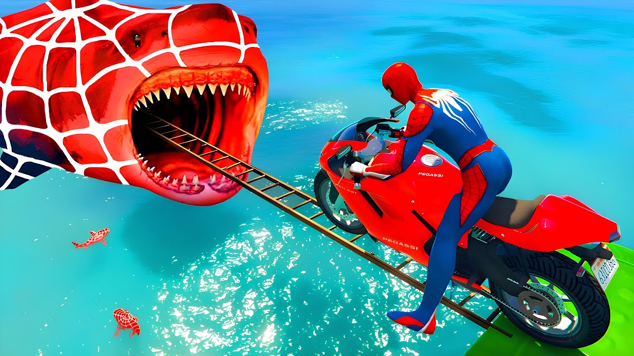 الرجل العنكبوت انقاذ باتمان Spider-Man Rescue batman vs iron man vs venom funny Game GTA 5 superhero