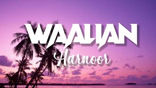 Waalian (LYRICS) - Harnoor (80s Remix) | Synthwave | Punjabi Song 2022