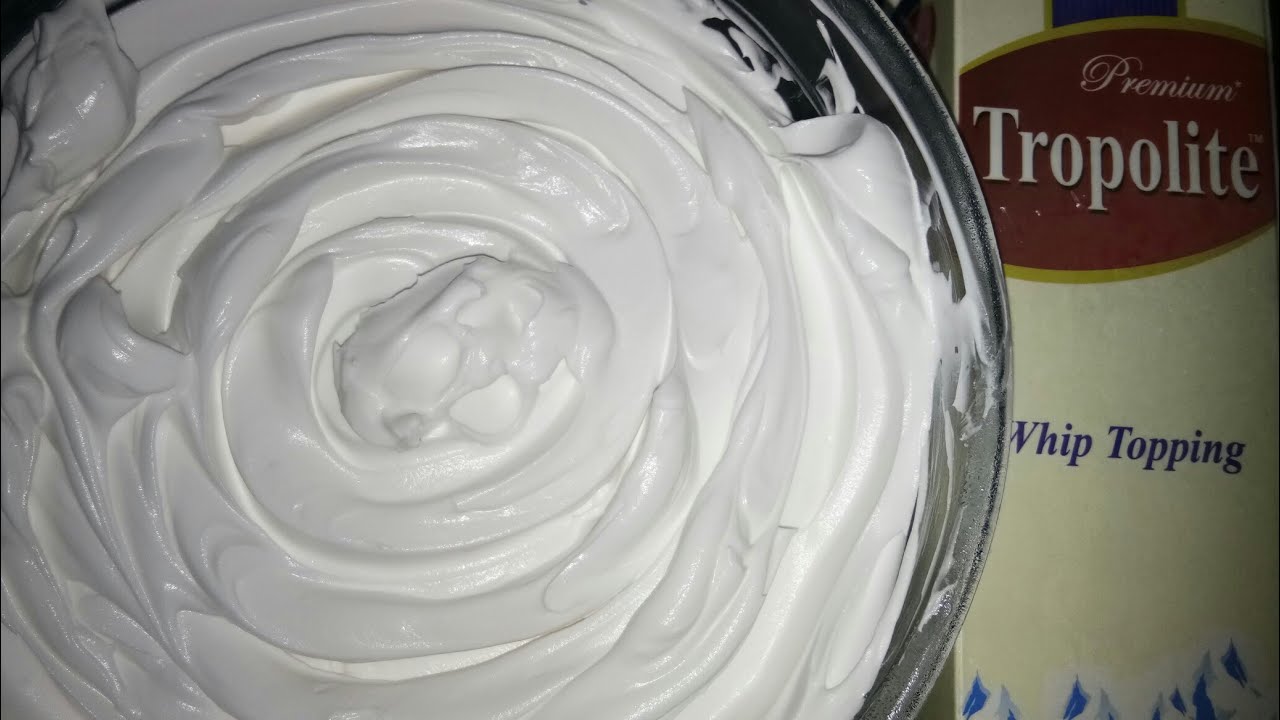 How to make whipped cream/prefect cream for cake decoration//Tropolite
