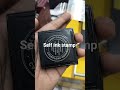 self ink stamp