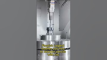 Flourish Legend teaches you how to sharpen pencils with cnc
