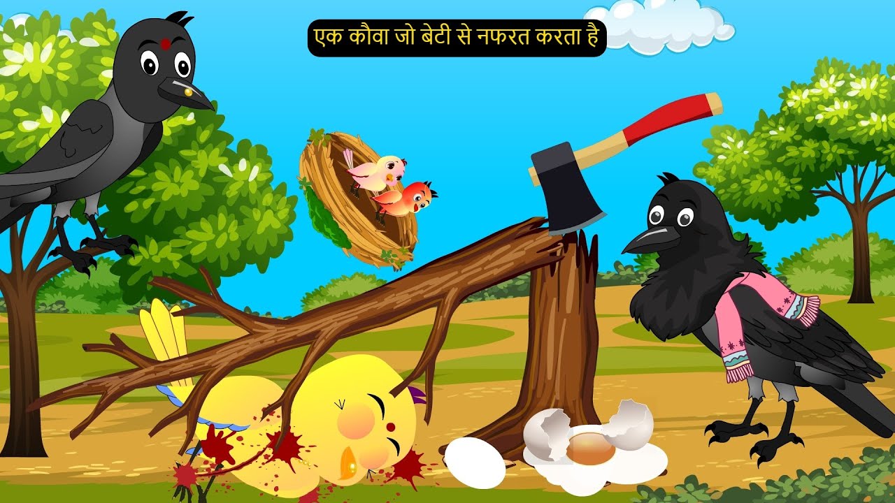 पक्षी कार्टून | Beti wala Cartoon | Tuni Chidiya Cartoon | Hindi Cartoon Kahaniyan |Chichu TV