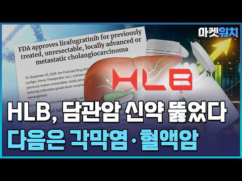 HLB, 담관암 뚫고 상한가 직행…간암 신약은 언제? / 한국경제TV뉴스