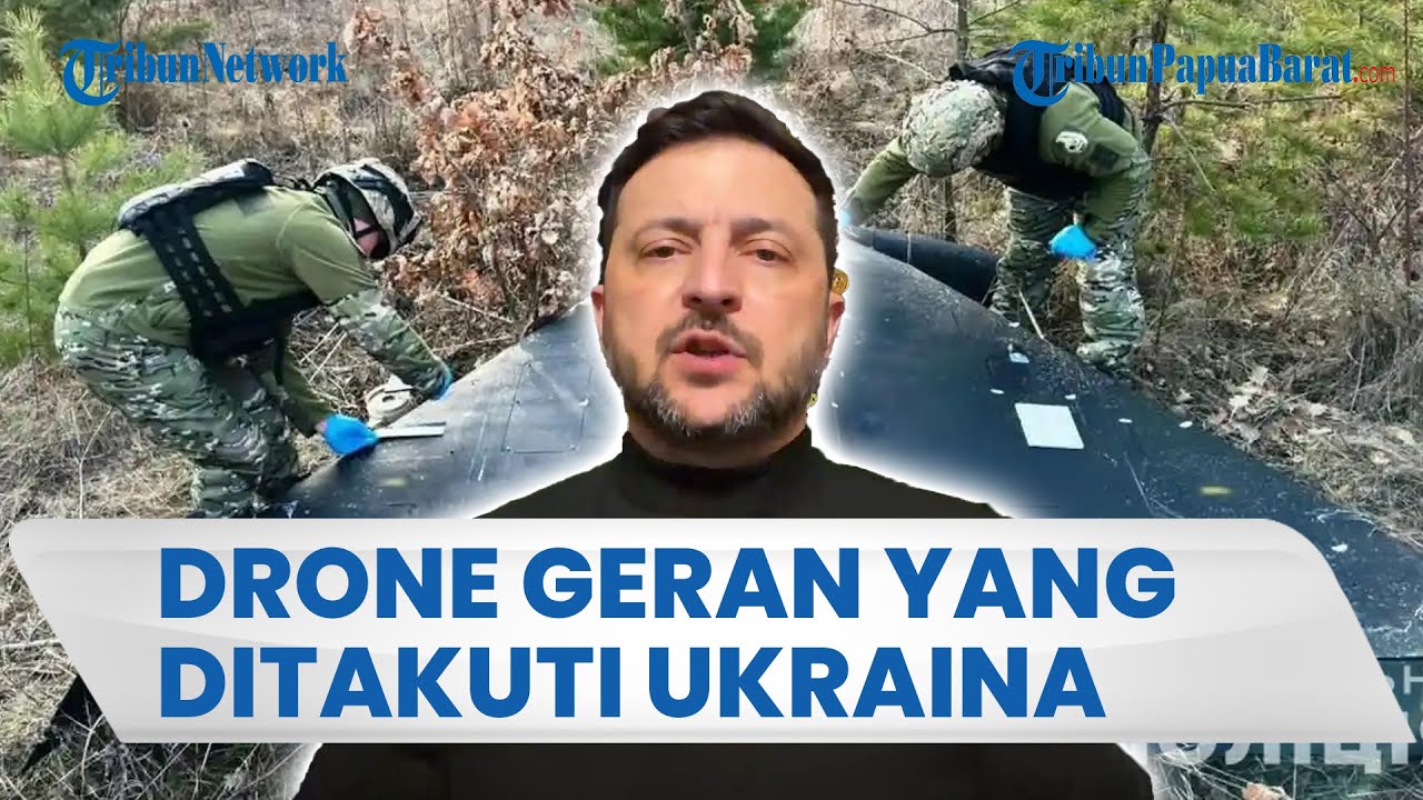 ZELENSKYY KLAIM RUSIA BUAT 500 DRONE SEHARI, Ini Dia Drone Kamikaze Geran yang Ditakuti Ukraina