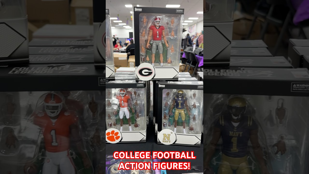New College Football Action Figures!