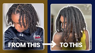 How To Grow Thick Locs | Loc Size, Hair Density, and Parting Guide