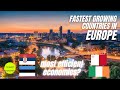 Fastest Growing Countries in Europe by GDP